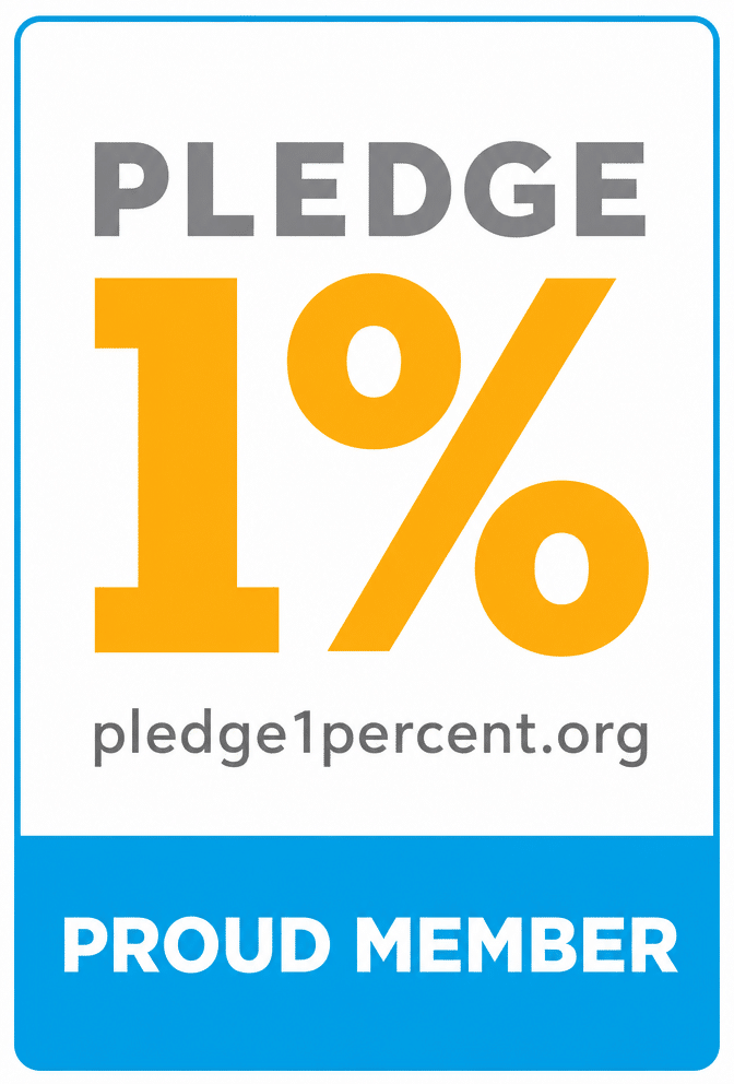 Pledge 1% Proud Member badge